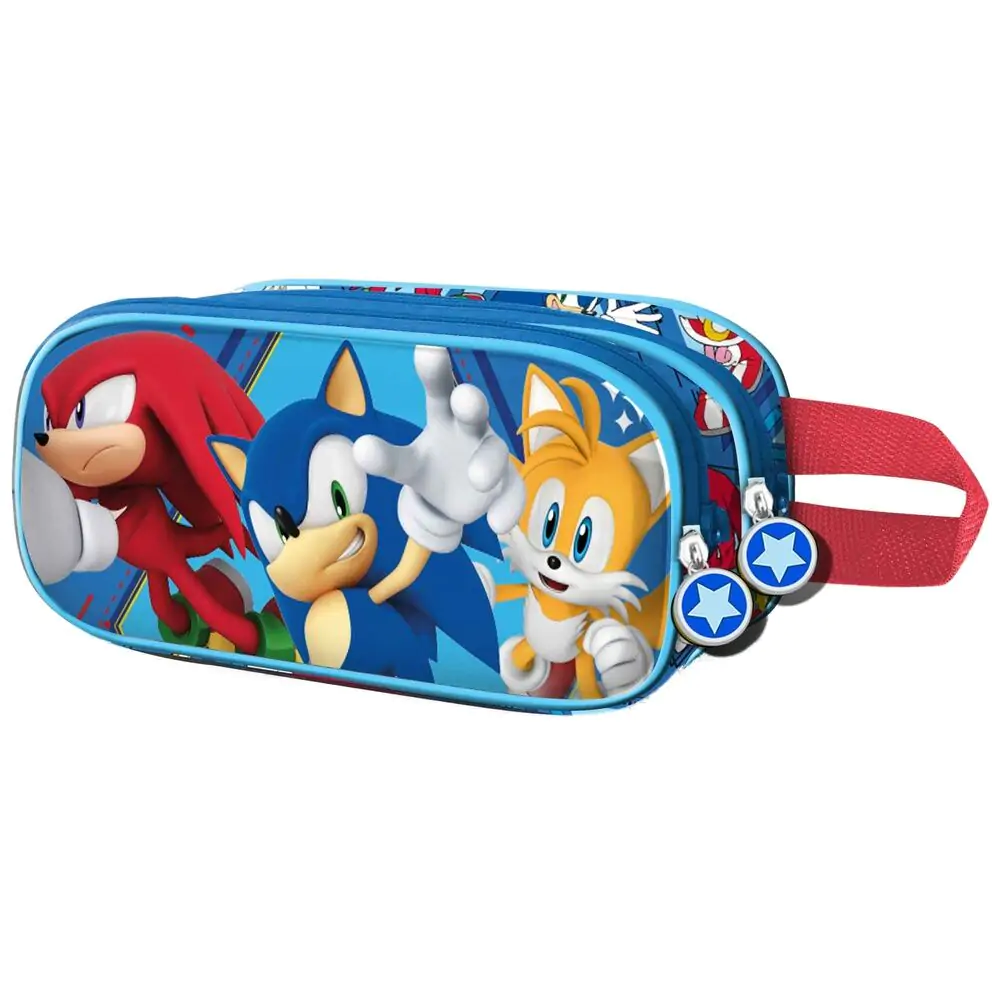 Sonic the Hedgehog Heroes dvostruka 3D pernica fotografija proizvoda