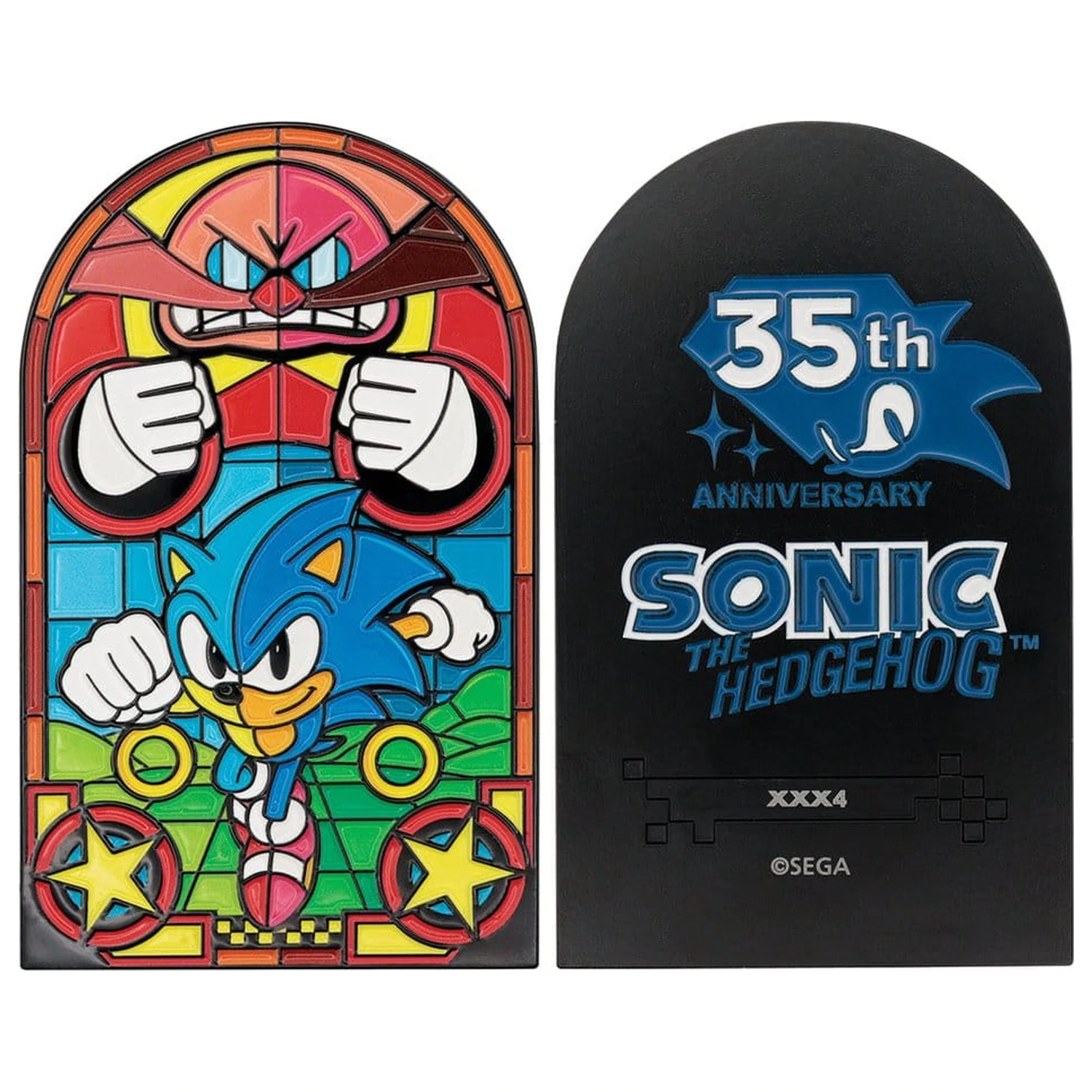 Sonic The Hedgehog Ingot prozor od vitraja stil, 60 cm fotografija proizvoda