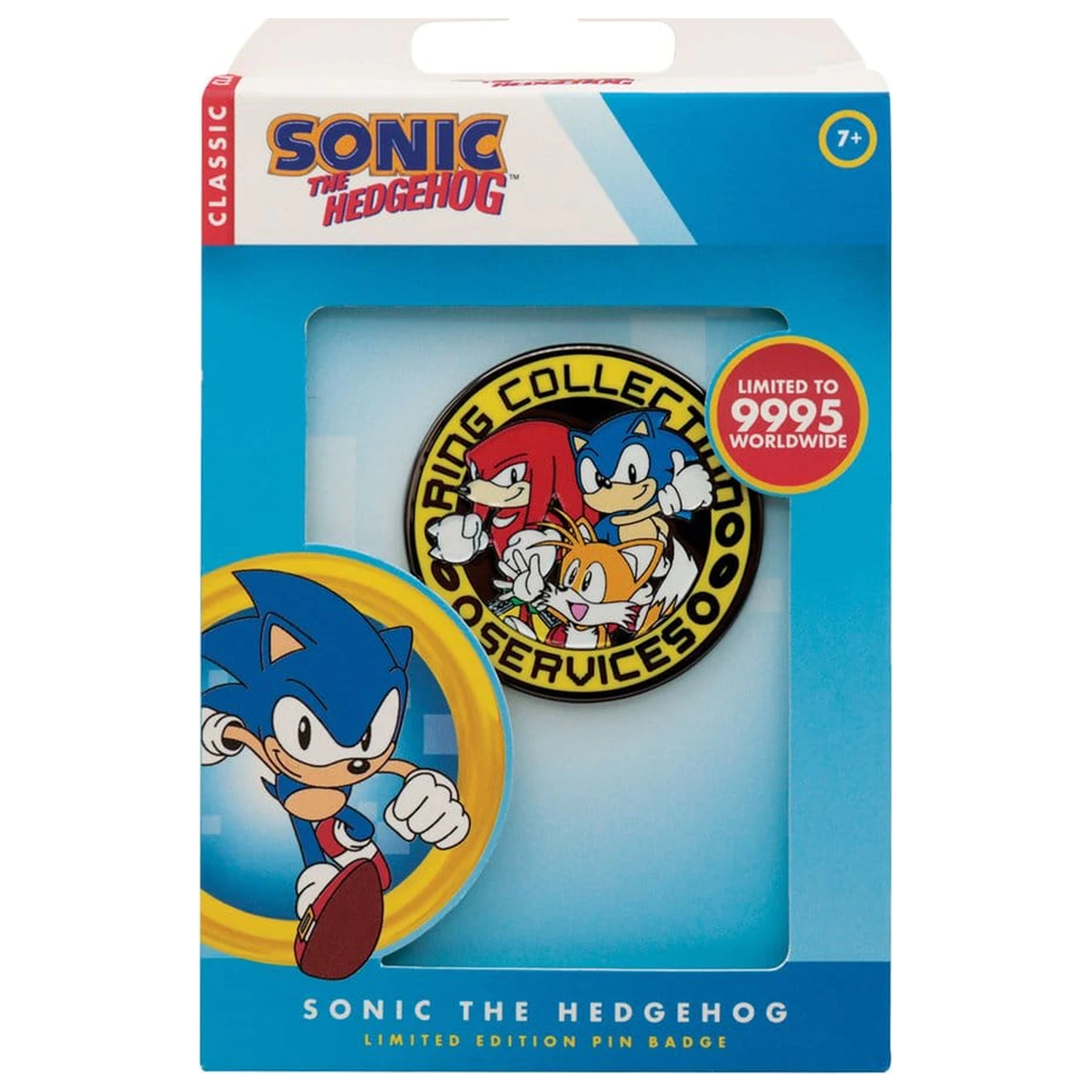 Sonic - The Hedgehog Pin značka Sonic, Tails, Knuckles Ograničeno izdanje fotografija proizvoda