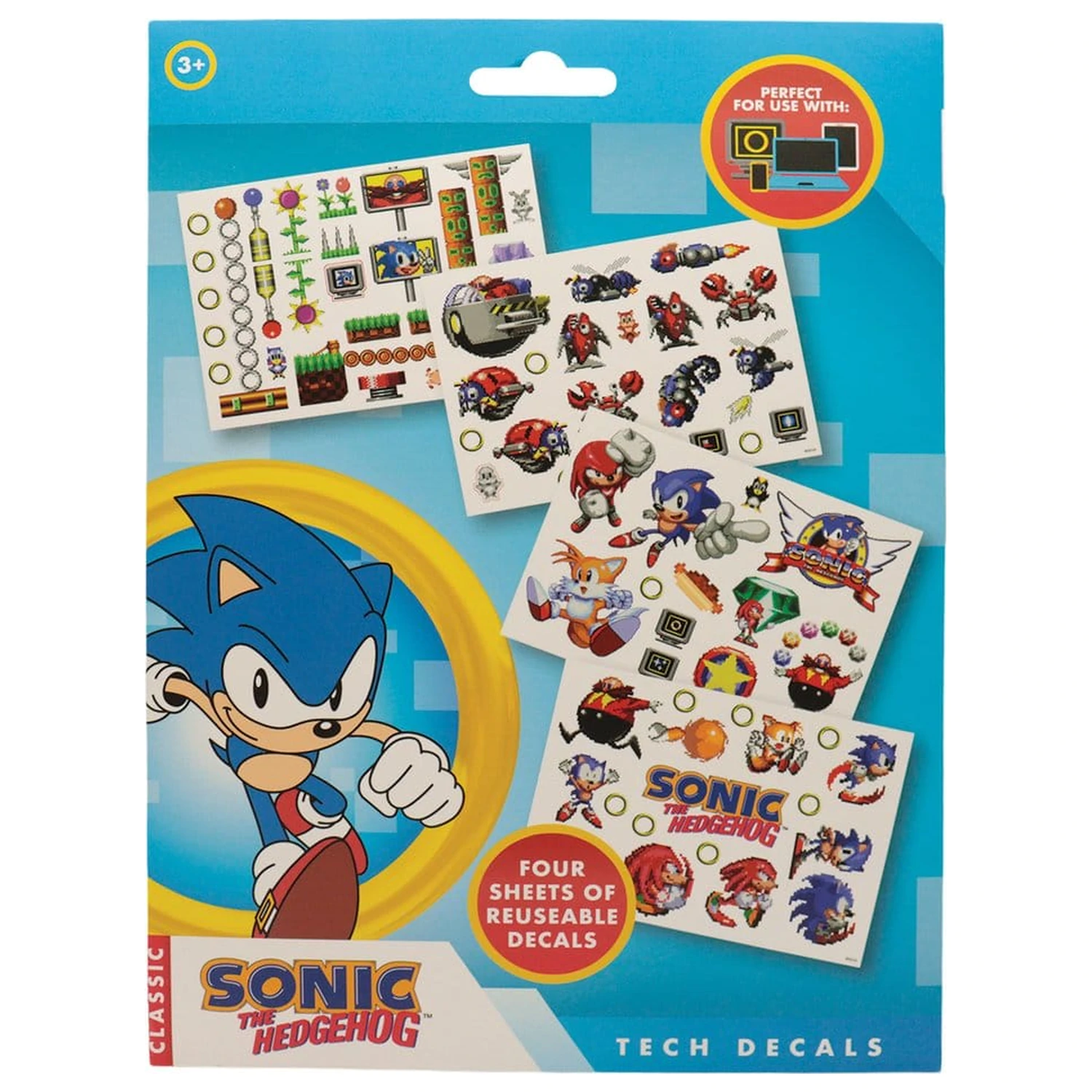 Sonic - The Hedgehog Tech set naljepnica fotografija proizvoda