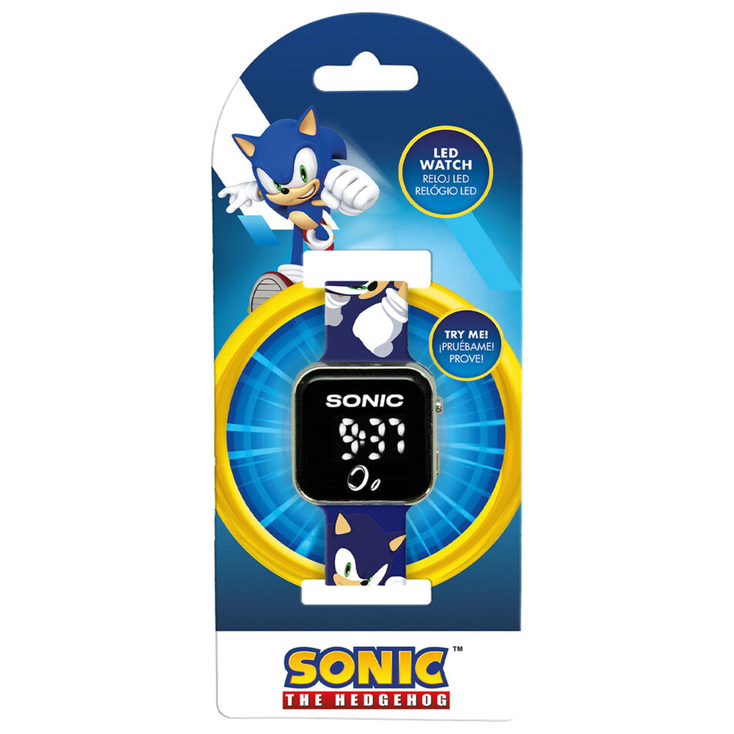 Sonic the Hedgehog LED ručni sat fotografija proizvoda