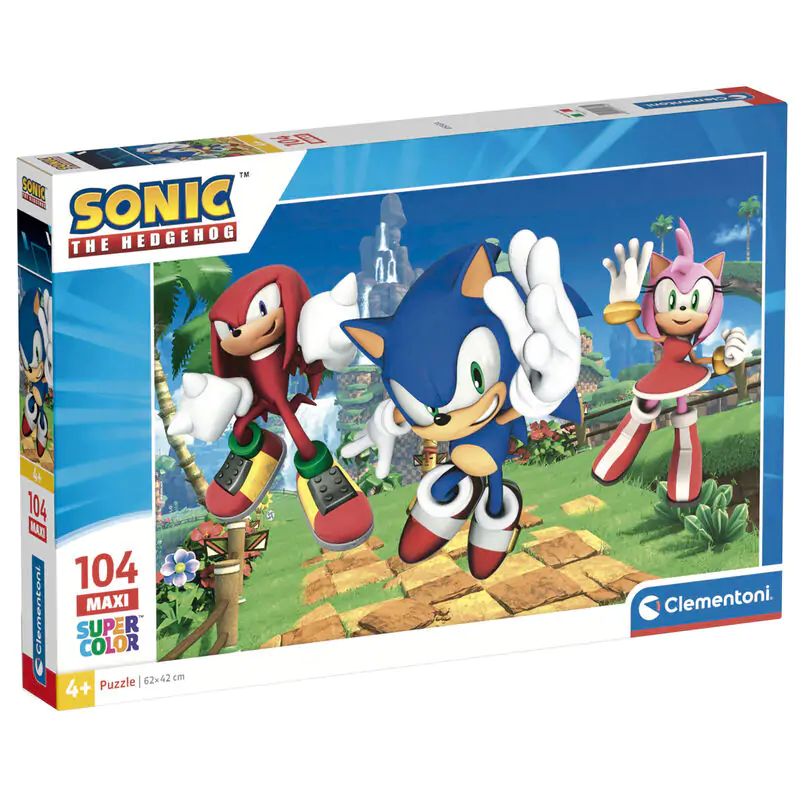 Sonic the Hedgehog maxi puzzle 104 komada fotografija proizvoda