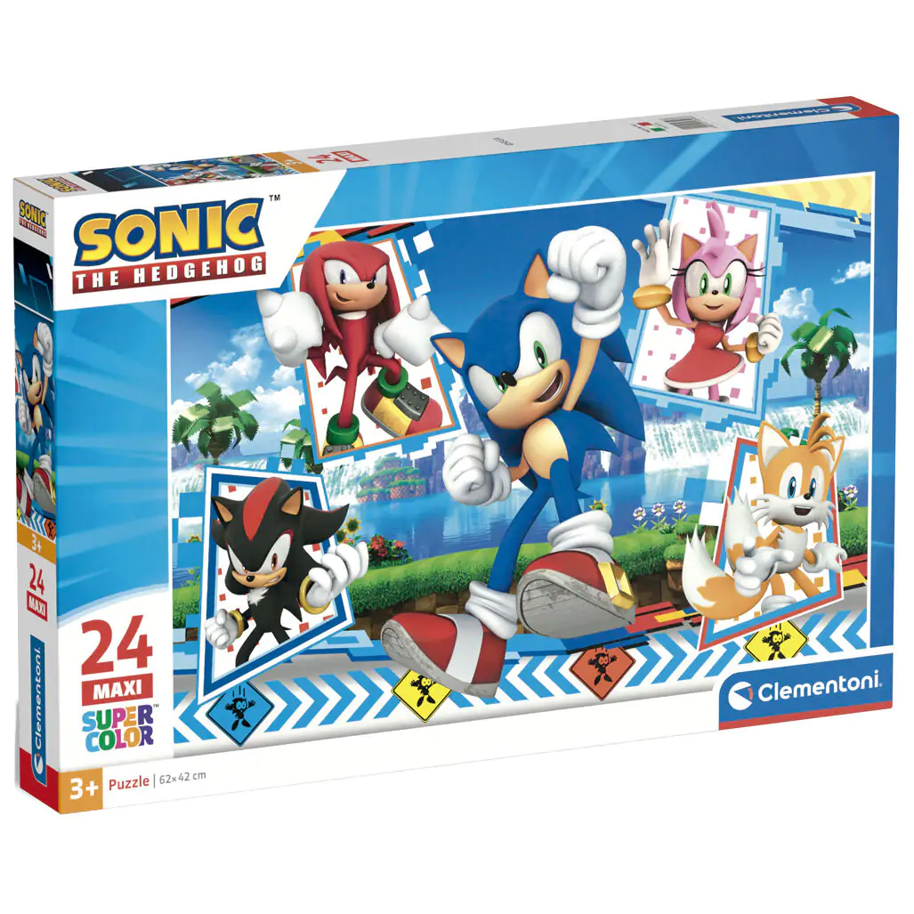 Sonic the Hedgehog maxi puzzle 24 komada fotografija proizvoda