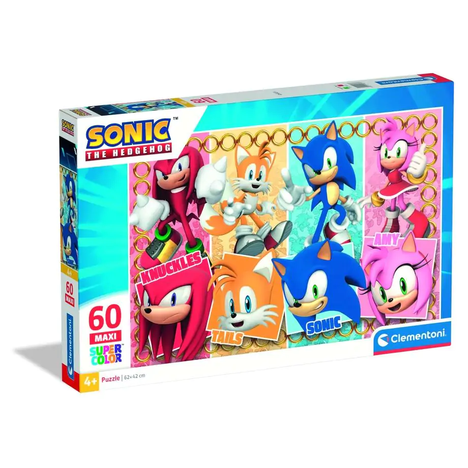 Sonic the Hedgehog maxi puzzle 60 komada fotografija proizvoda