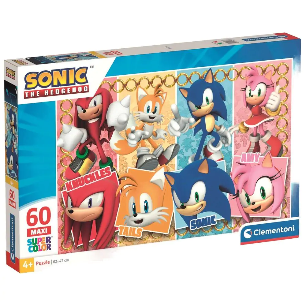 Sonic the Hedgehog maxi puzzle 60 komada fotografija proizvoda