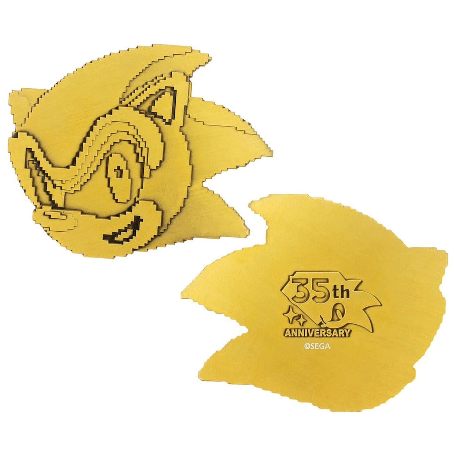 Sonic the Hedgehog set medaljona 35. godišnjica "Then & Now" ograničeno izdanje fotografija proizvoda