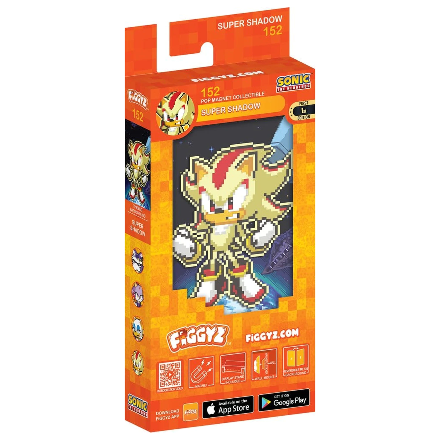 Sonic the Hedgehog (Modern) FiGGYZ magnet kolekcionarski Super Shadow 11 cm fotografija proizvoda