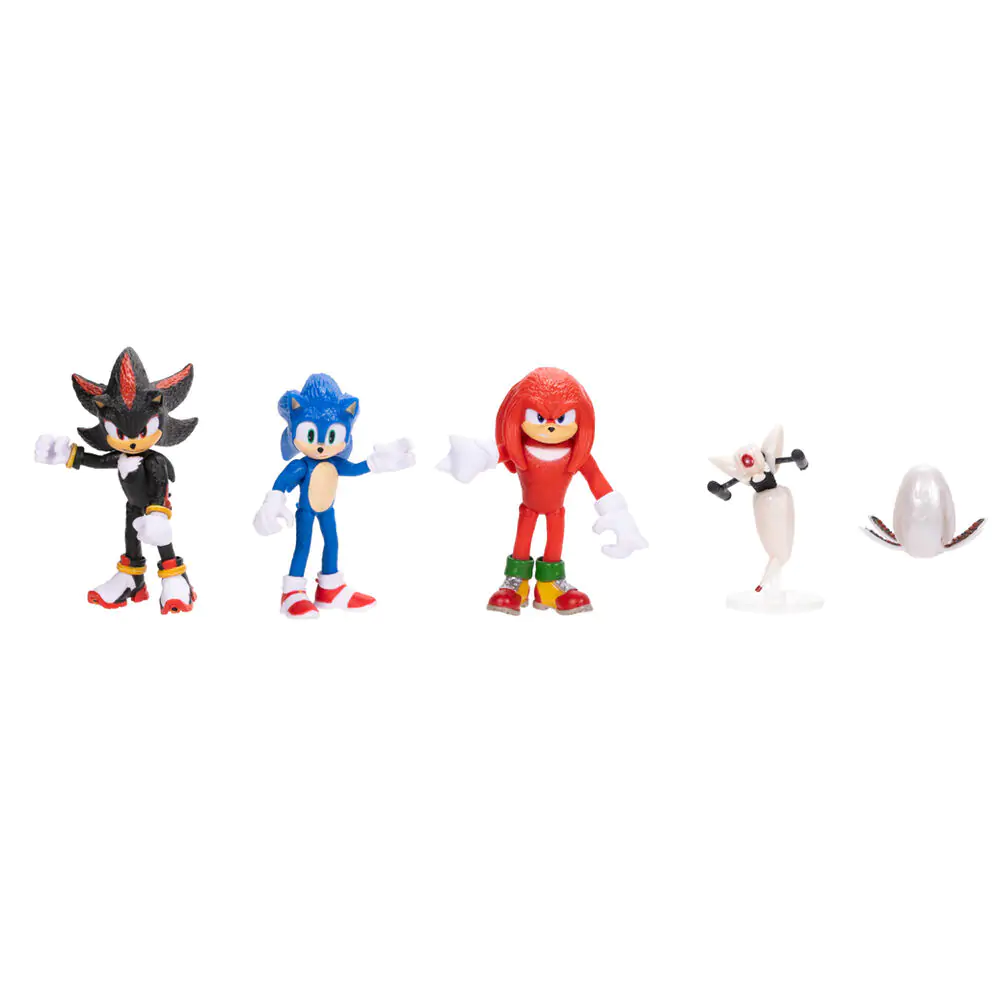 Sonic - The Hedgehog Movie 3 Mini Figure 6-Pack Wave 1 6 cm - Mini Figura, Set od 6, Val 1, 6 cm fotografija proizvoda