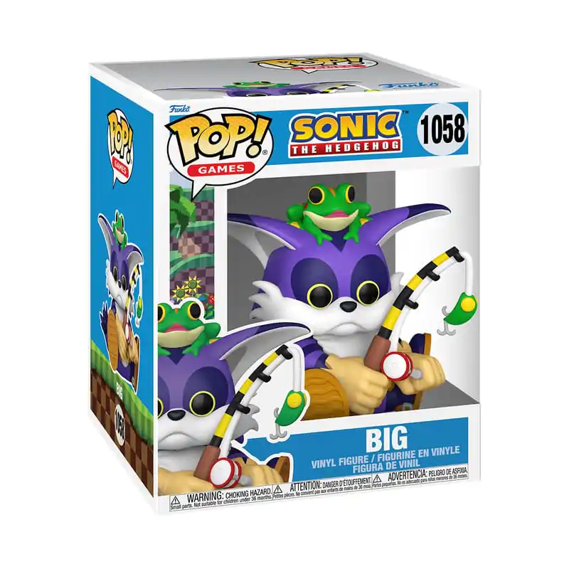 Sonic the Hedgehog Oversized Funko POP! Vinilna figura Big the Cat w/Froggy 15 cm fotografija proizvoda