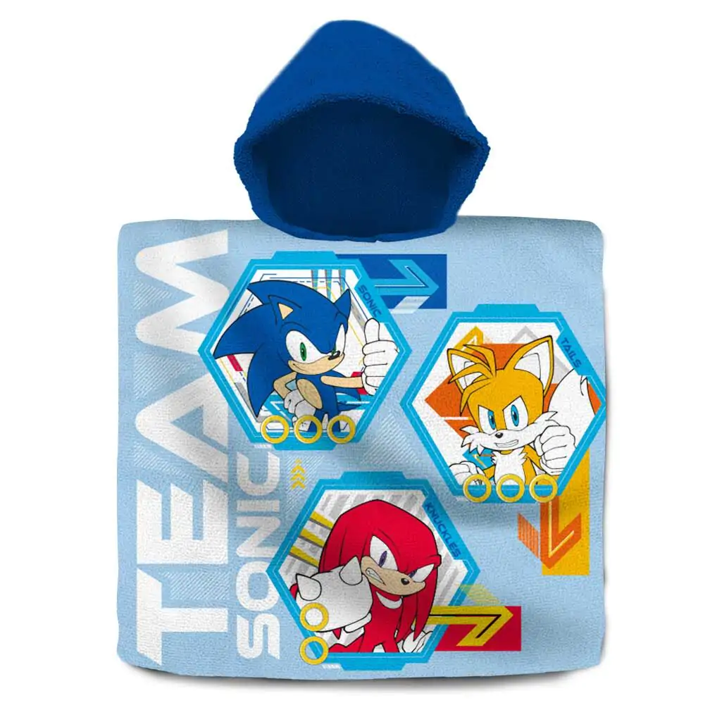 Sonic the Hedgehog pamučni ručnik s pončom fotografija proizvoda