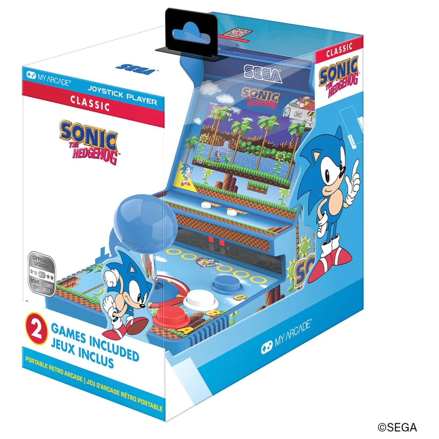 Sonic The Hedgehog Prijenosni Retro Arkadni Joystick Igrač fotografija proizvoda