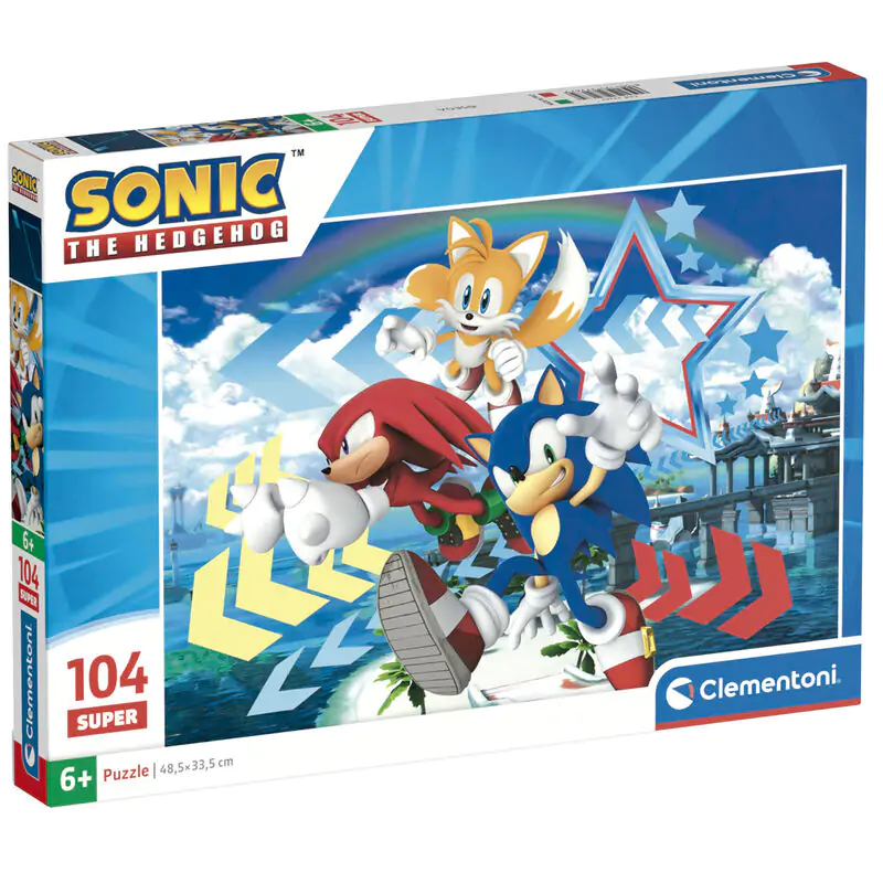 Sonic the Hedgehog puzzle 104 komada fotografija proizvoda