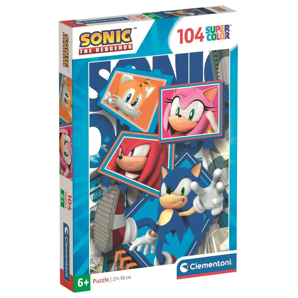 Sonic the Hedgehog puzzle 104 komada fotografija proizvoda