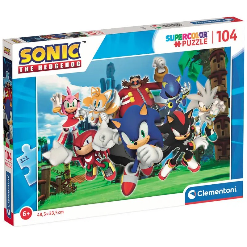 Sonic The Hedgehog puzzle 104 komada fotografija proizvoda