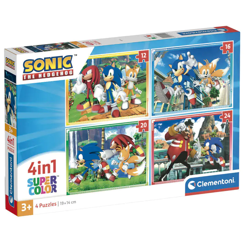 Sonic the Hedgehog puzzle 12-16-20-24 komada fotografija proizvoda