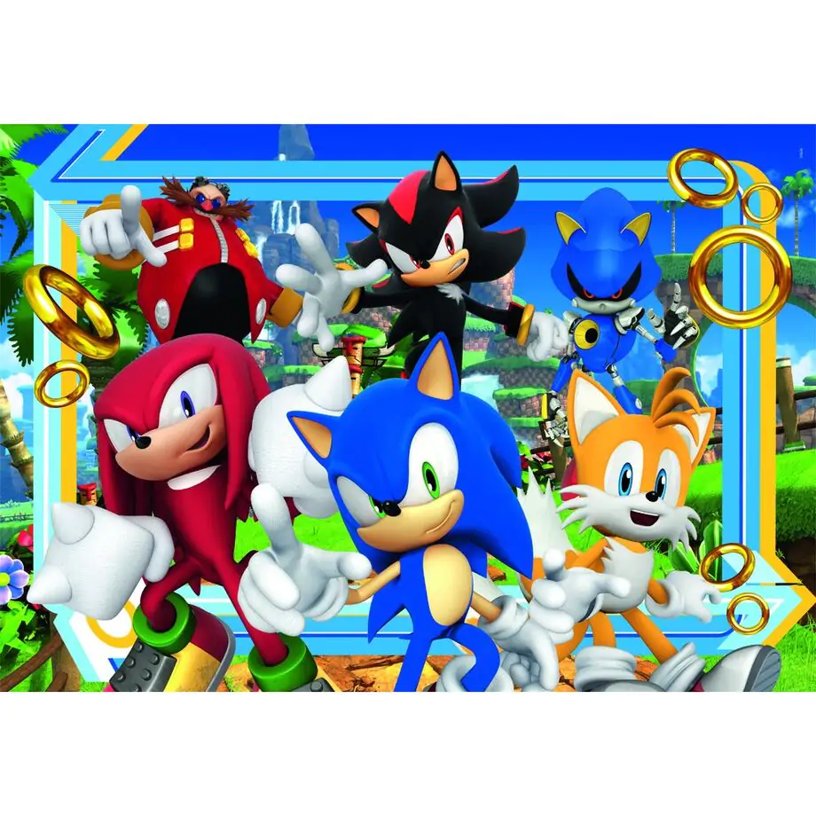 Sonic the Hedgehog puzzle 180 komada fotografija proizvoda