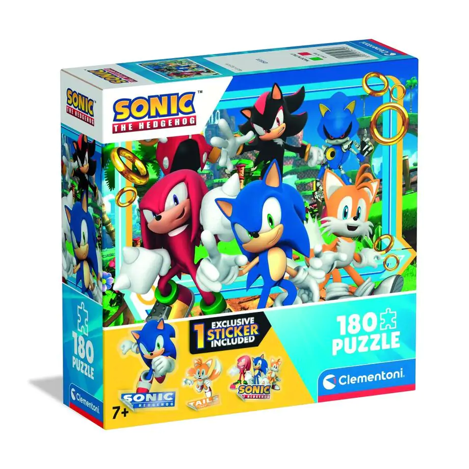 Sonic the Hedgehog puzzle 180 komada fotografija proizvoda