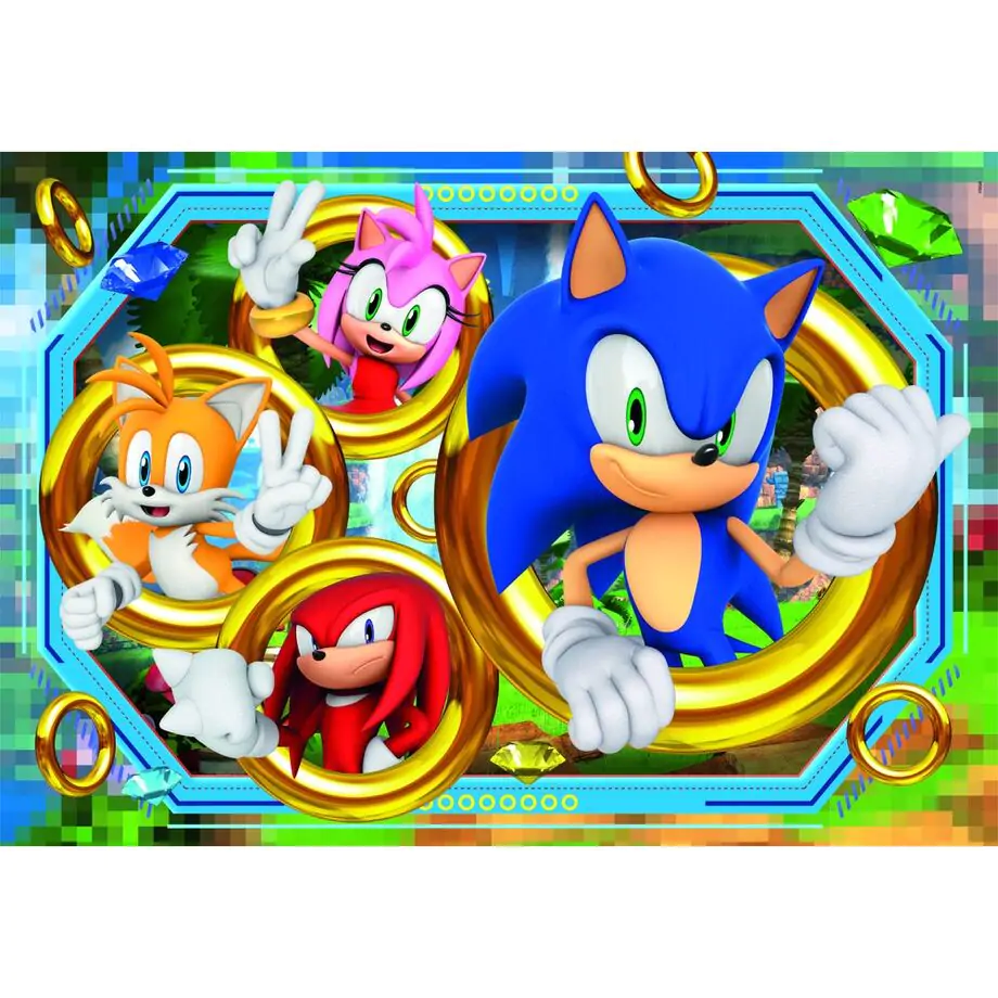 Sonic the Hedgehog puzzle 180 komada fotografija proizvoda