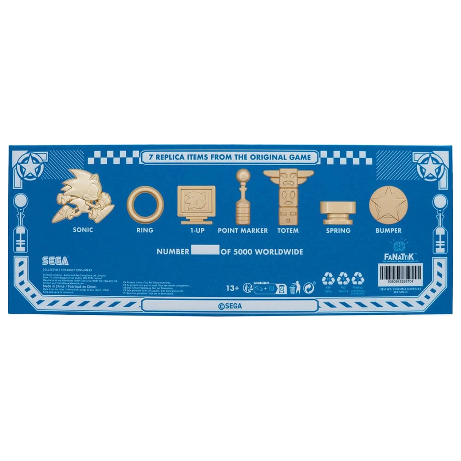 Sonic the Hedgehog Replica Komemorativni Set ikona Ograničeno izdanje fotografija proizvoda