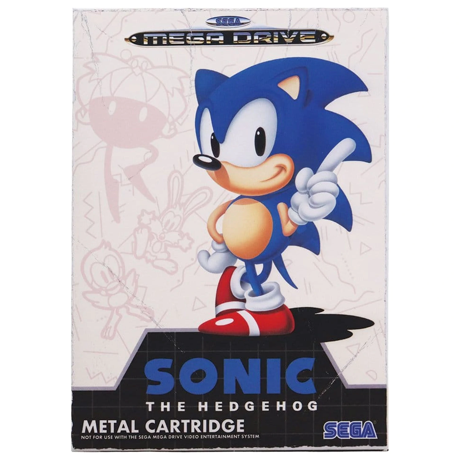 Sonic the Hedgehog replika uloška za igru Limited Edition 11 x 7 x 1 cm fotografija proizvoda