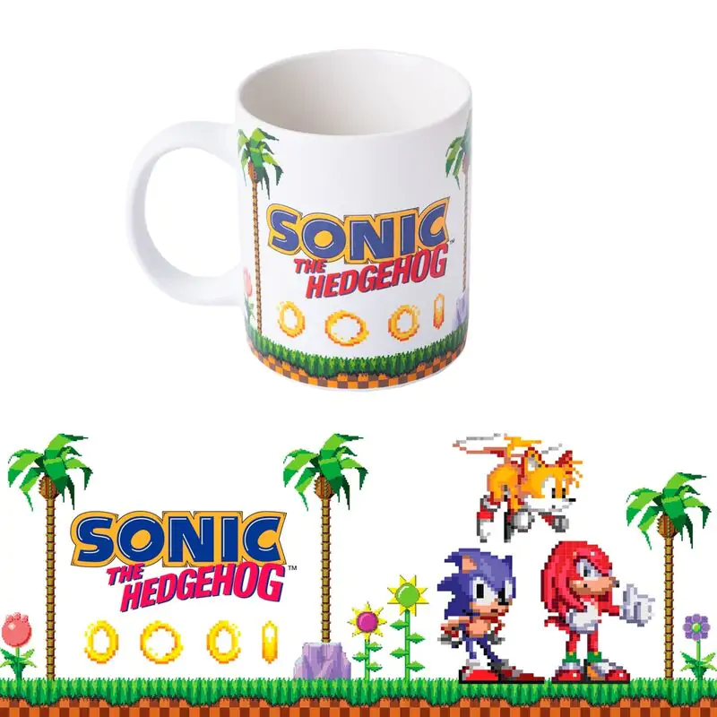 Sonic The Hedgehog Retro Pixel šalica 350 ml fotografija proizvoda