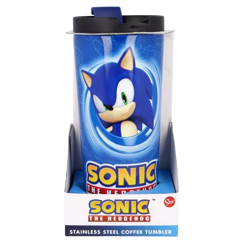 Sonic the Hedgehog termos boca od nehrđajućeg čelika za kavu 425 ml fotografija proizvoda