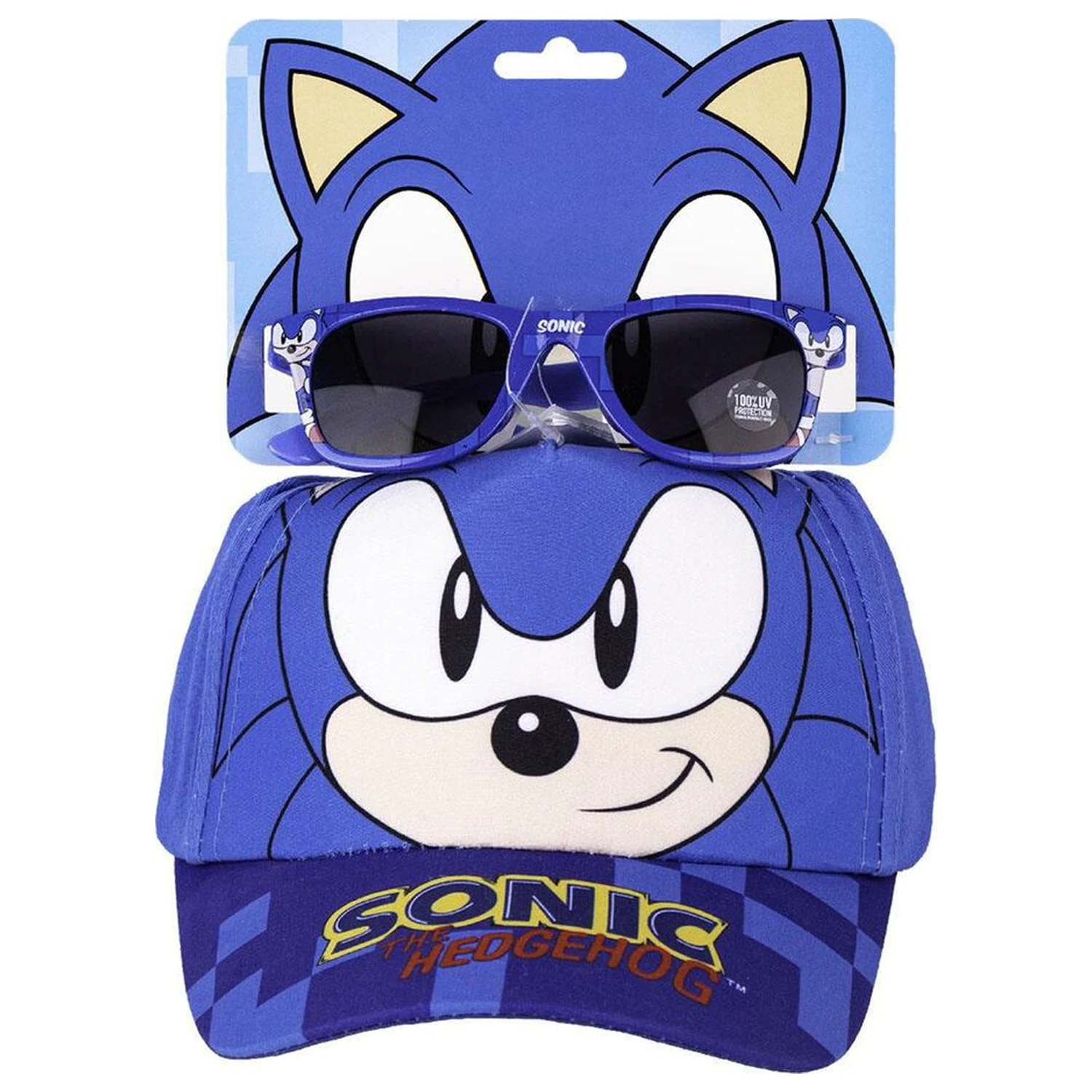 Sonic The Hedgehog set kapa + sunčane naočale fotografija proizvoda