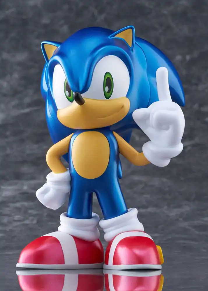 Sonic The Hedgehog Sofbi Vinil Figura Sonic Metalik Ver. 15 cm fotografija proizvoda