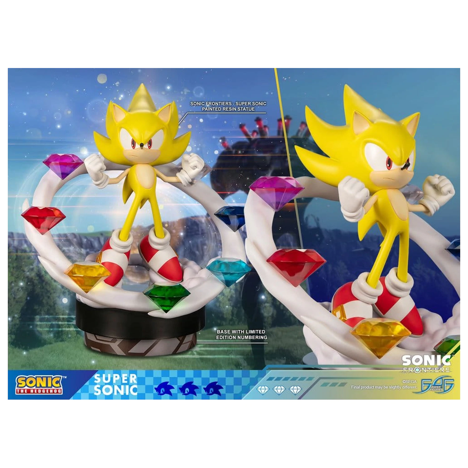 Sonic The Hedgehog Sonic Frontiers Super Sonic smola kip 45 cm fotografija proizvoda