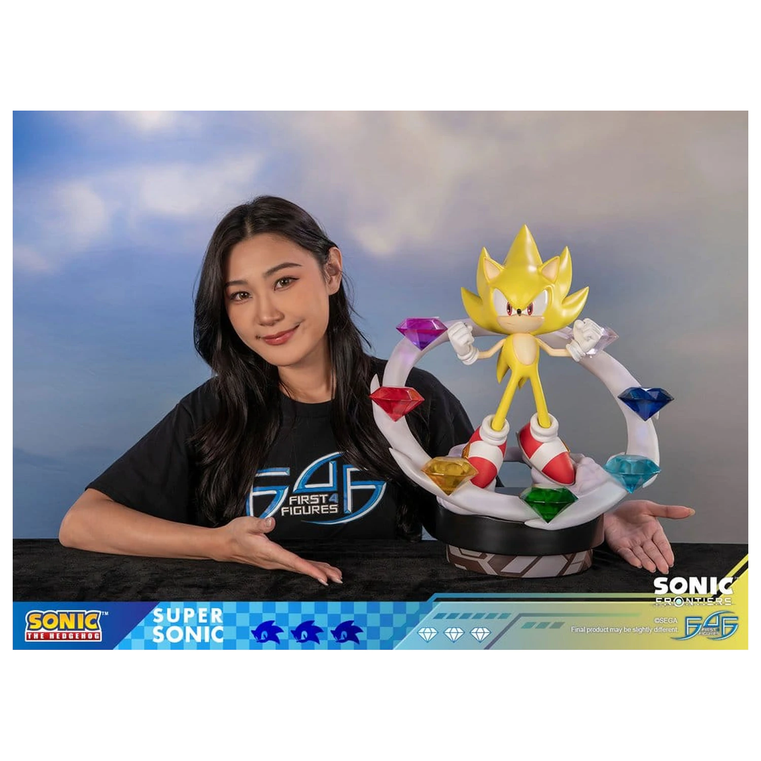 Sonic The Hedgehog Sonic Frontiers Super Sonic smola kip 45 cm fotografija proizvoda