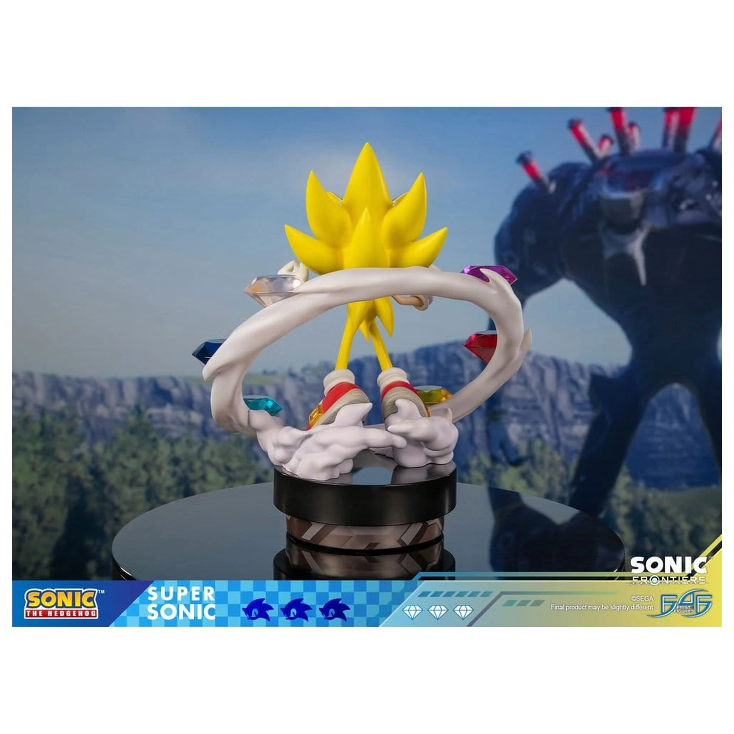 Sonic The Hedgehog Sonic Frontiers Super Sonic smola kip 45 cm fotografija proizvoda