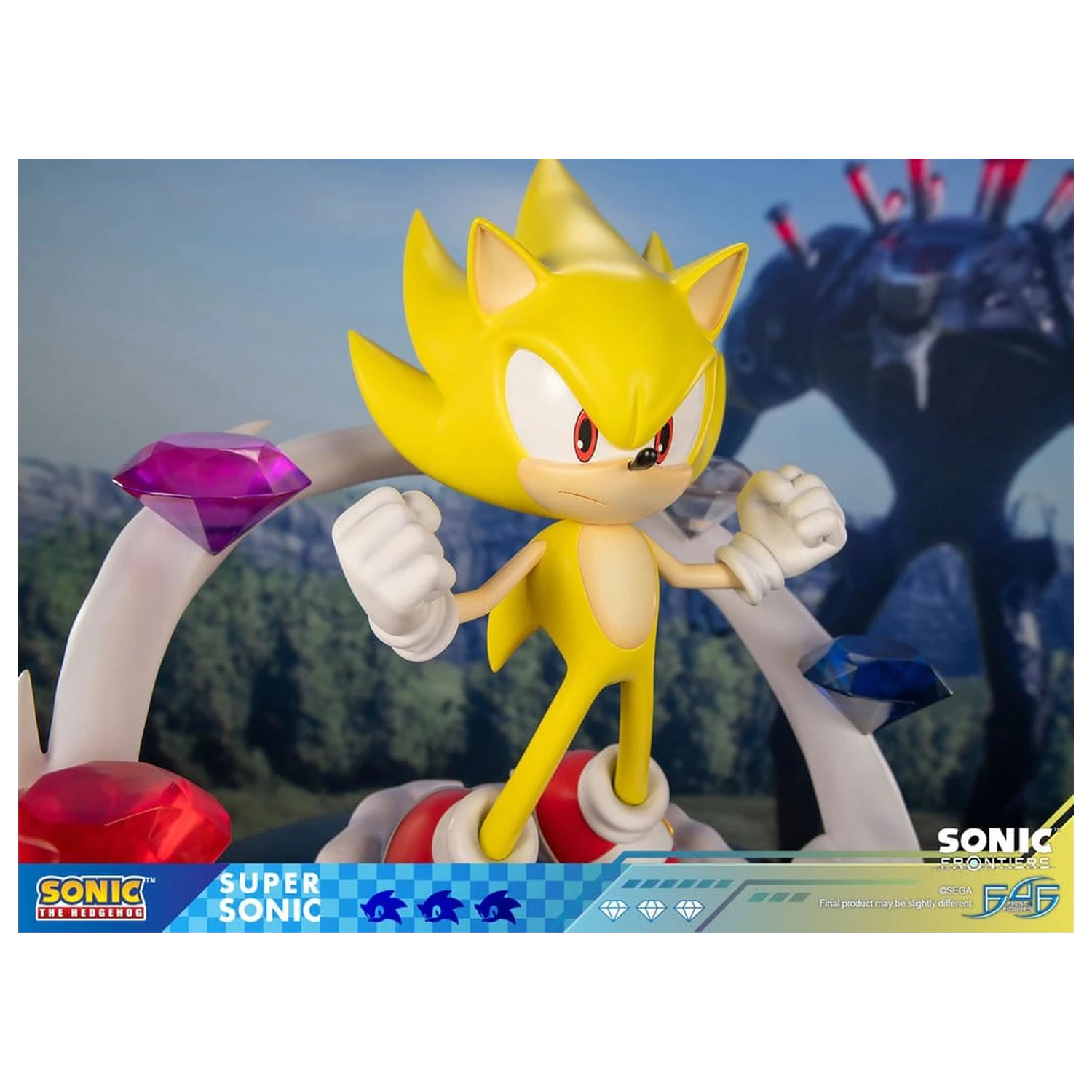 Sonic The Hedgehog Sonic Frontiers Super Sonic smola kip 45 cm fotografija proizvoda