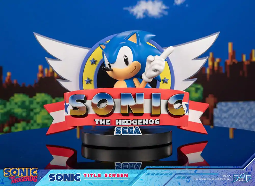 Sonic the Hedgehog Statua Sonic Title Screen 21 cm fotografija proizvoda