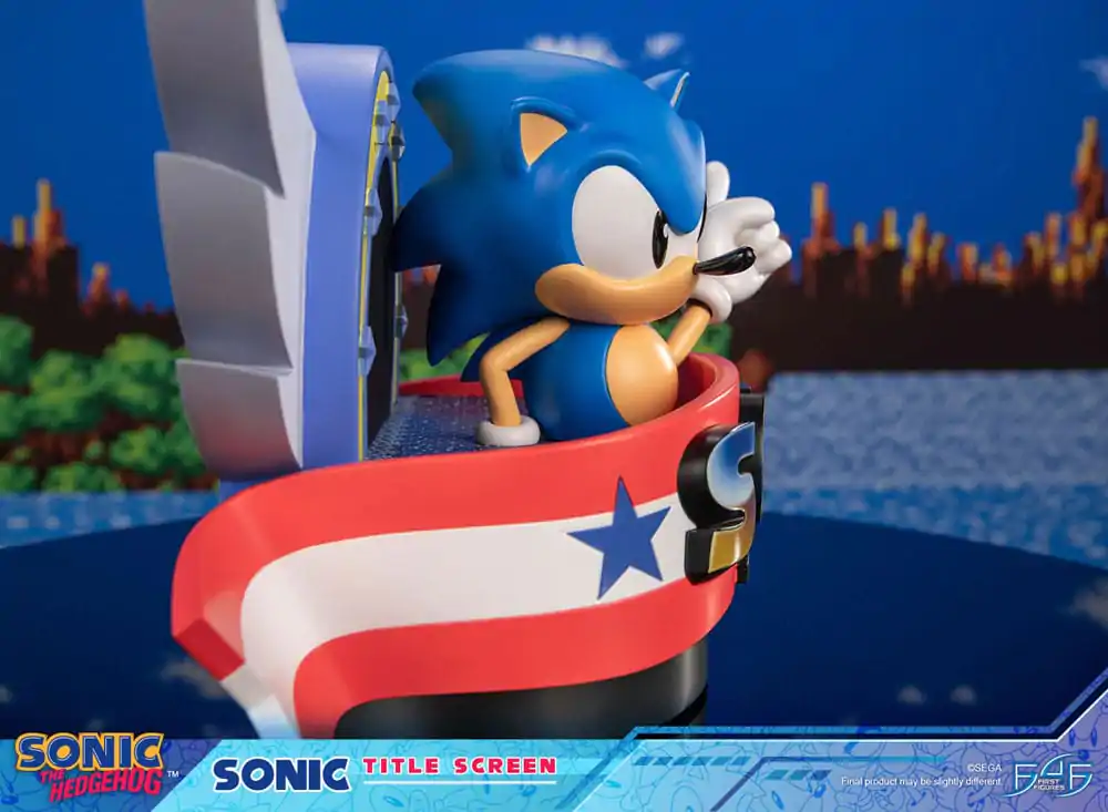 Sonic the Hedgehog Statua Sonic Title Screen 21 cm fotografija proizvoda