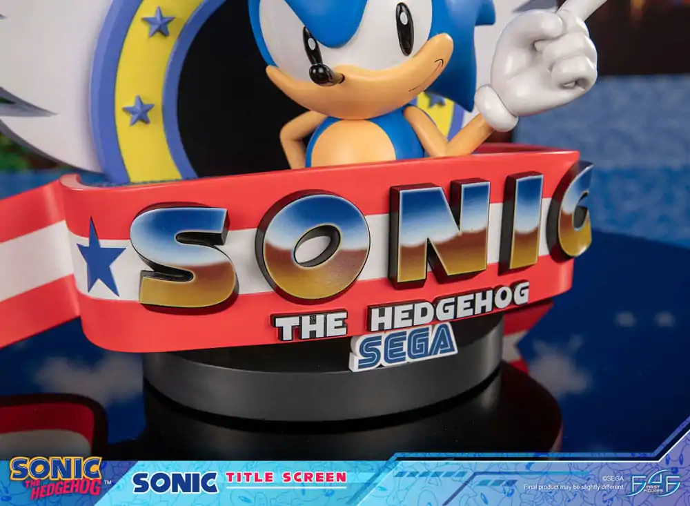 Sonic the Hedgehog Statua Sonic Title Screen 21 cm fotografija proizvoda
