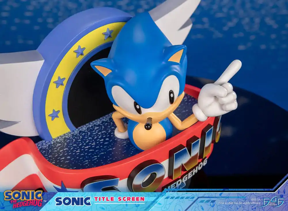 Sonic the Hedgehog Statua Sonic Title Screen 21 cm fotografija proizvoda