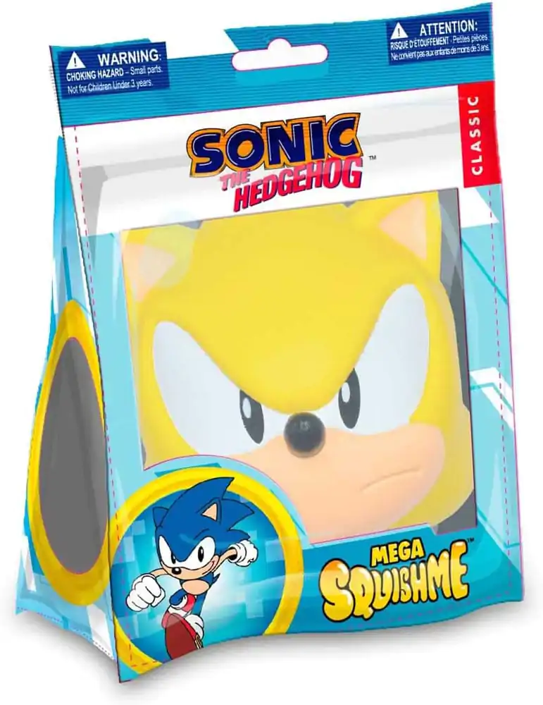 Sonic the Hedgehog Mega Squishme antistresna figura Super Sonic 15 cm fotografija proizvoda