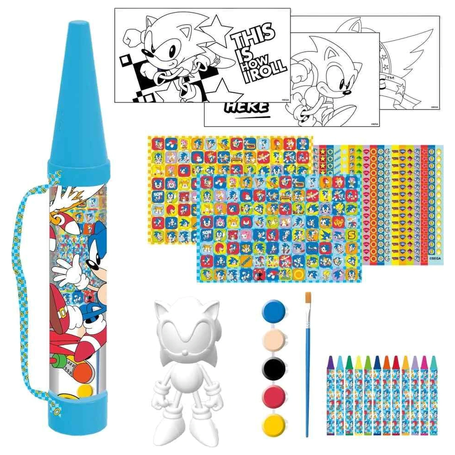 Sonic The Hedgehog set bojica fotografija proizvoda