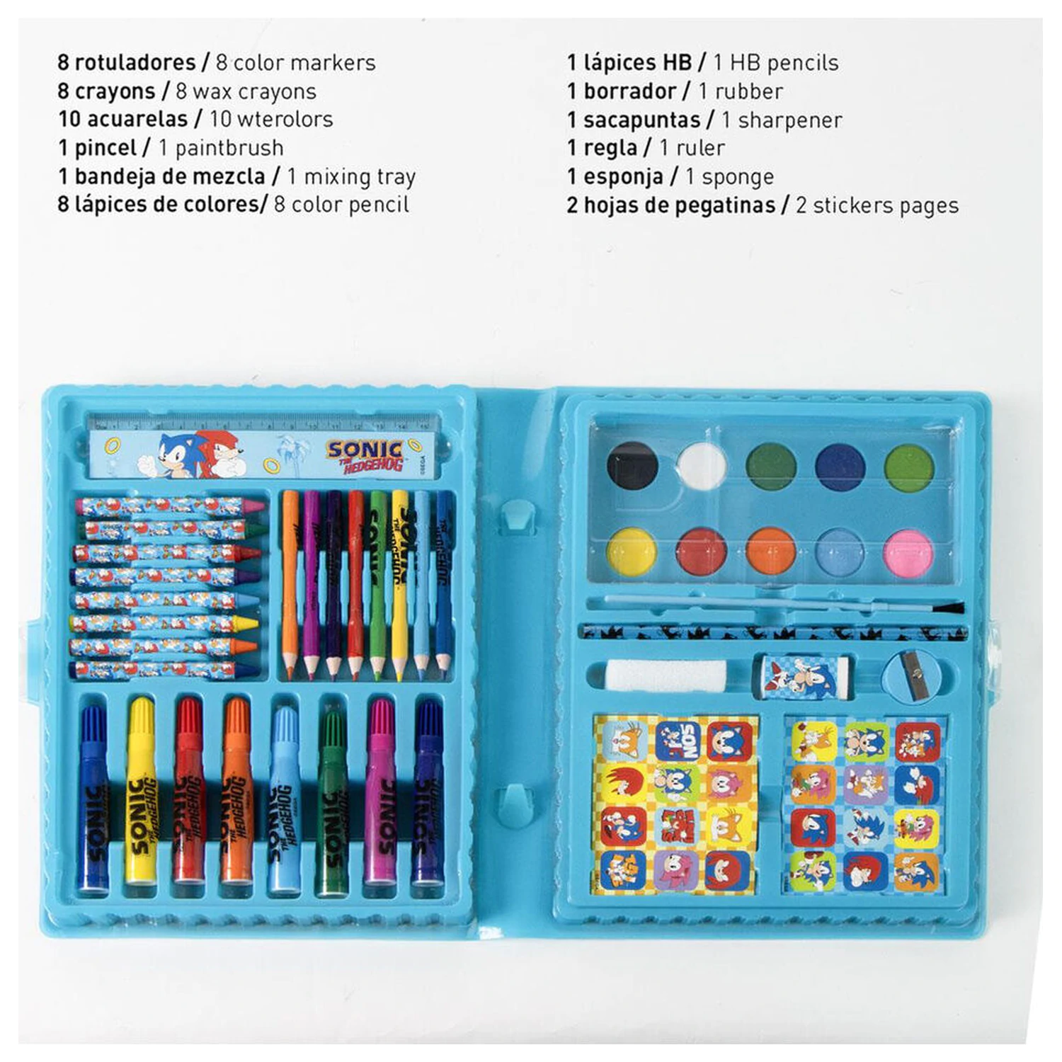 Sonic the Hedgehog bojanka torbica za pribor fotografija proizvoda