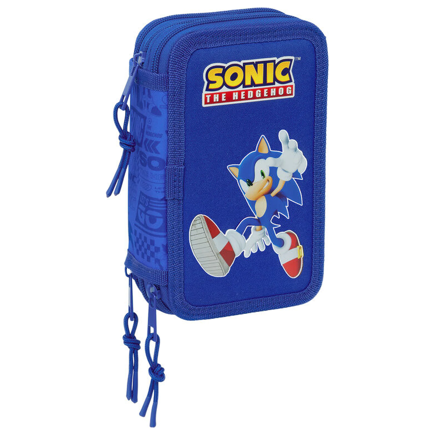 Sonic the Hedgehog trostruka pernica 37 komada fotografija proizvoda