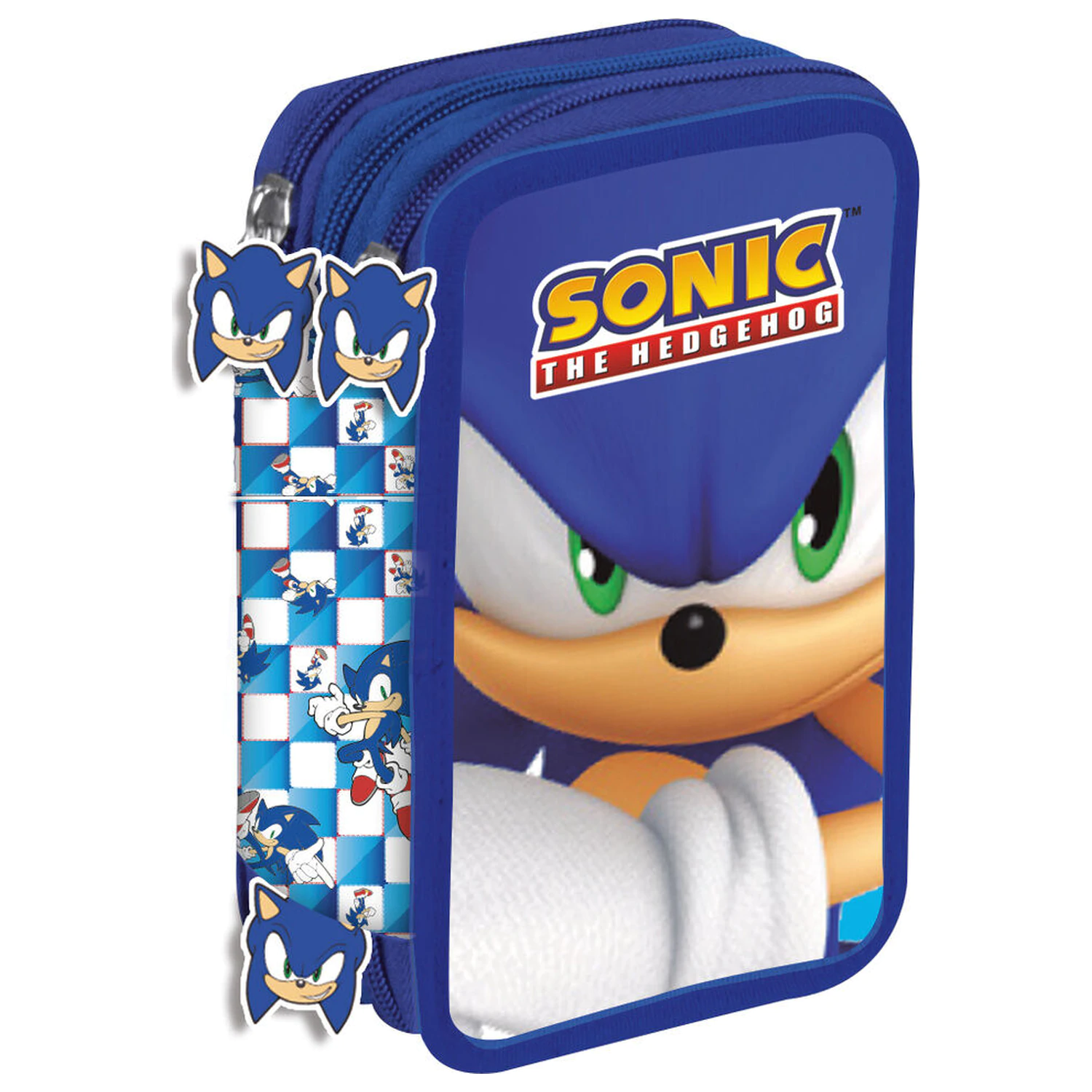Sonic the Hedgehog trostruka pernica fotografija proizvoda