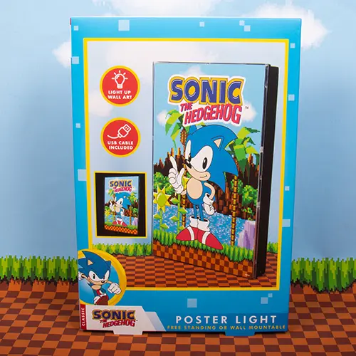 Sonic the Hedgehog svjetleći Poster fotografija proizvoda