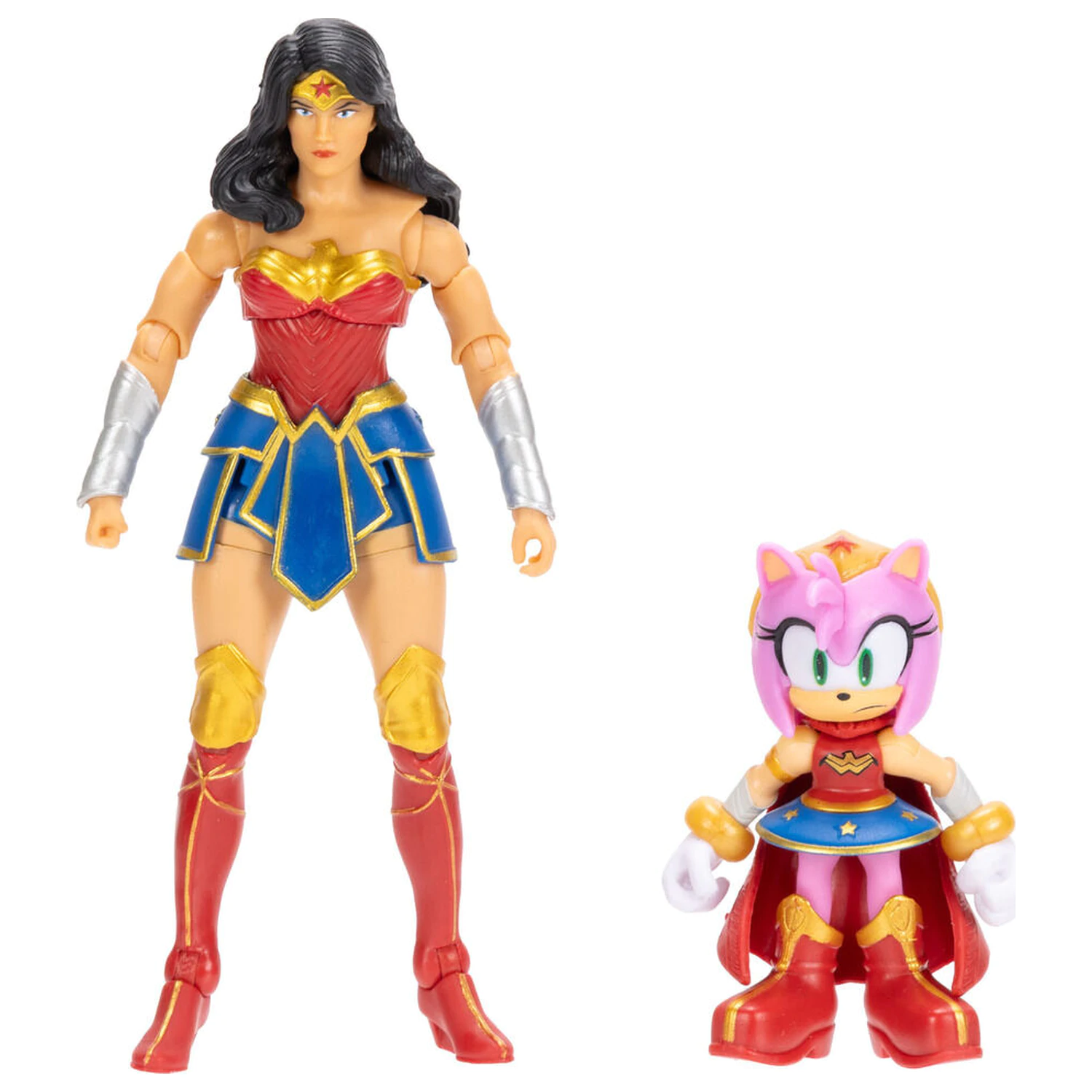 Sonic The Hedgehog x DC Comics Amy i Wonder Woman figure fotografija proizvoda