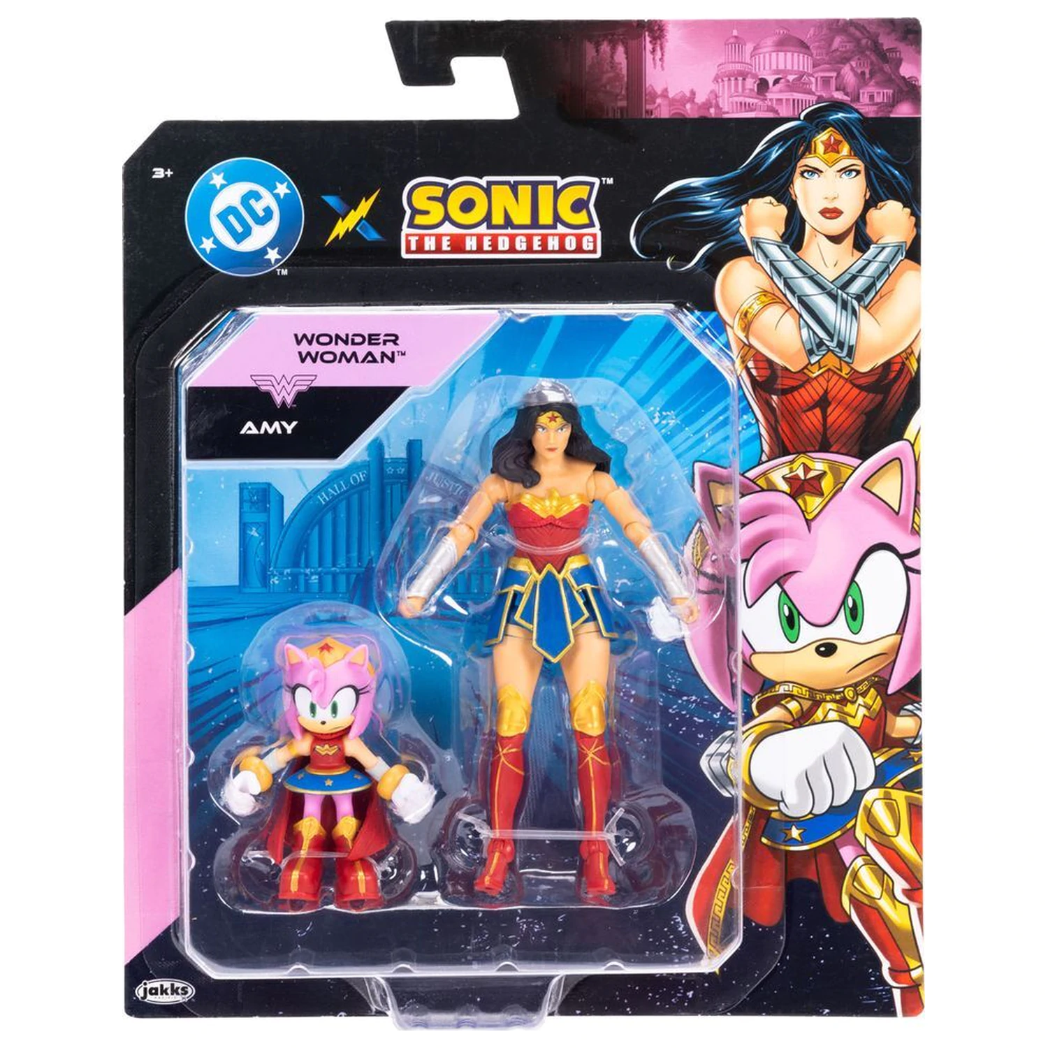 Sonic The Hedgehog x DC Comics Amy i Wonder Woman figure fotografija proizvoda