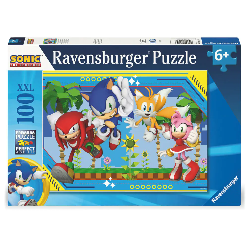 Sonic the Hedgehog XXL puzzle 100 kom fotografija proizvoda