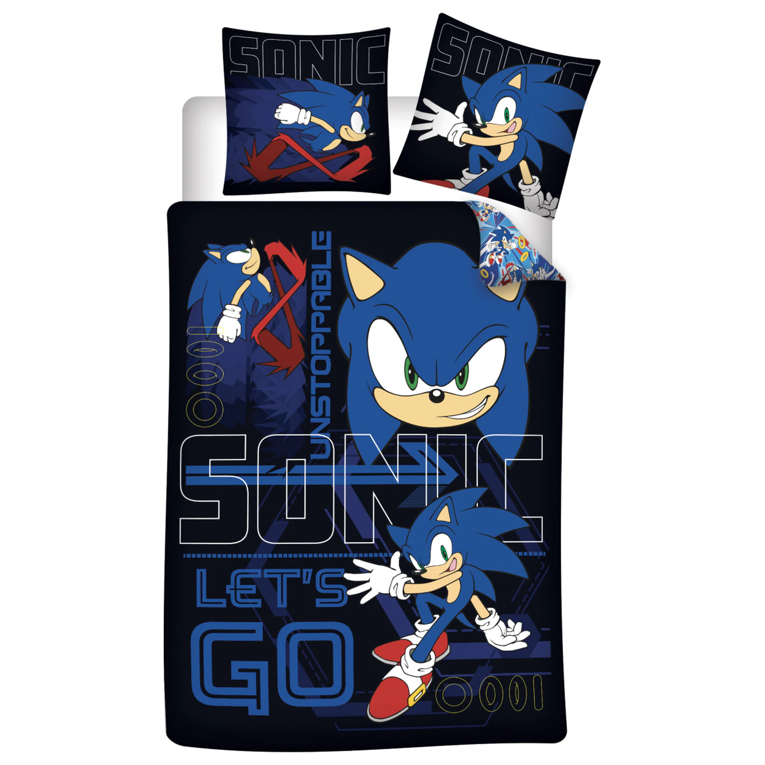 Sonic Unstoppable Kids, Presvlaka za poplun za predškolce fotografija proizvoda
