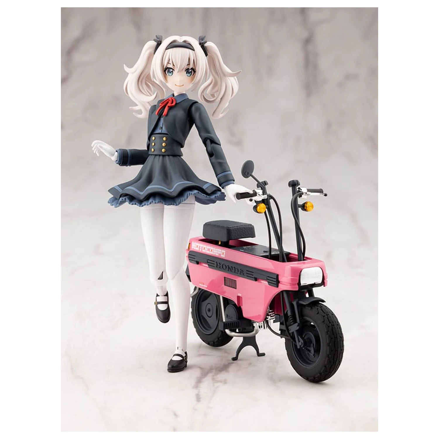 Sousai Shojo Teien Plastic Model Kit 1/10 Emma Koishikawa Nocturne s Honda AB12 Motocompo 14 cm fotografija proizvoda