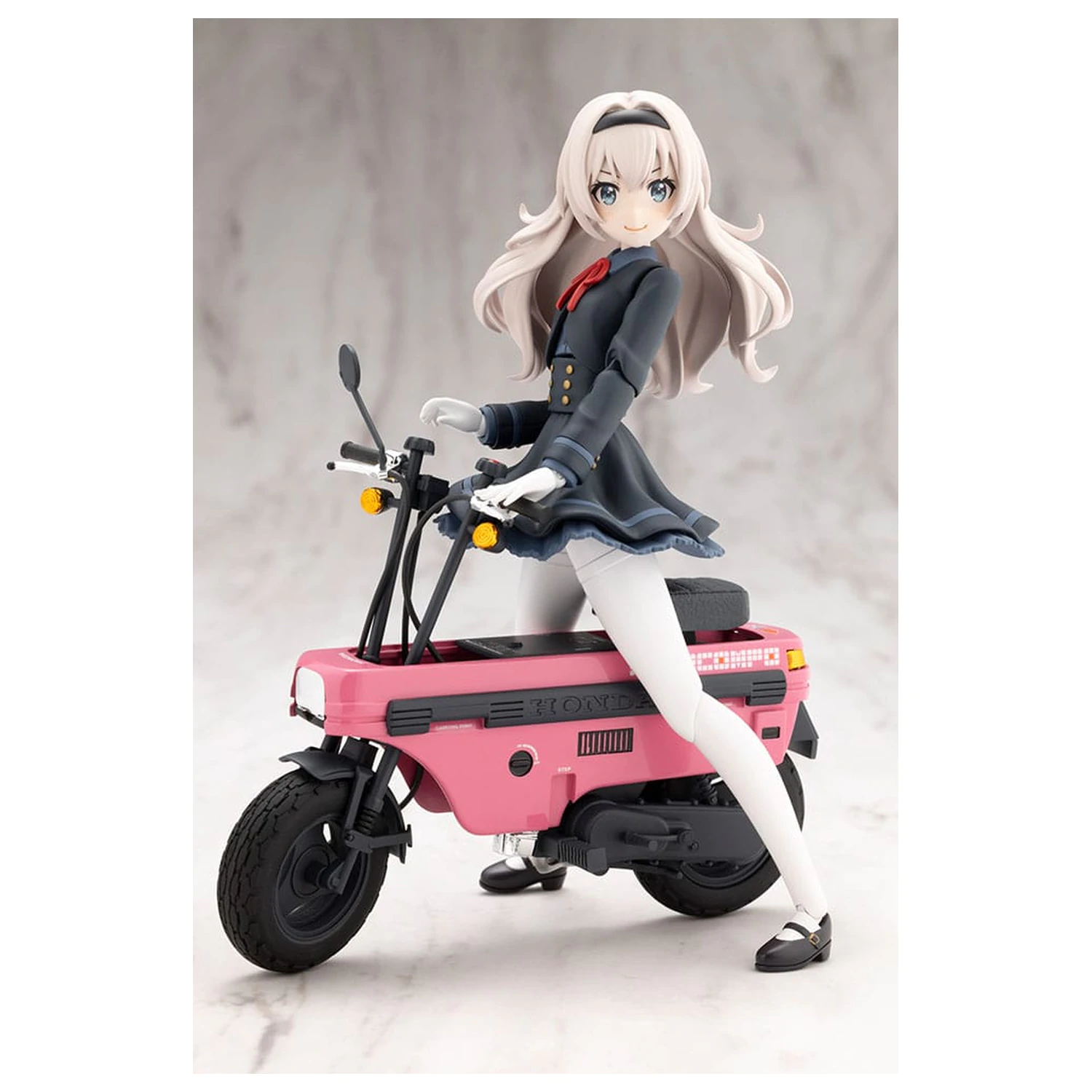 Sousai Shojo Teien Plastic Model Kit 1/10 Emma Koishikawa Nocturne s Honda AB12 Motocompo 14 cm fotografija proizvoda
