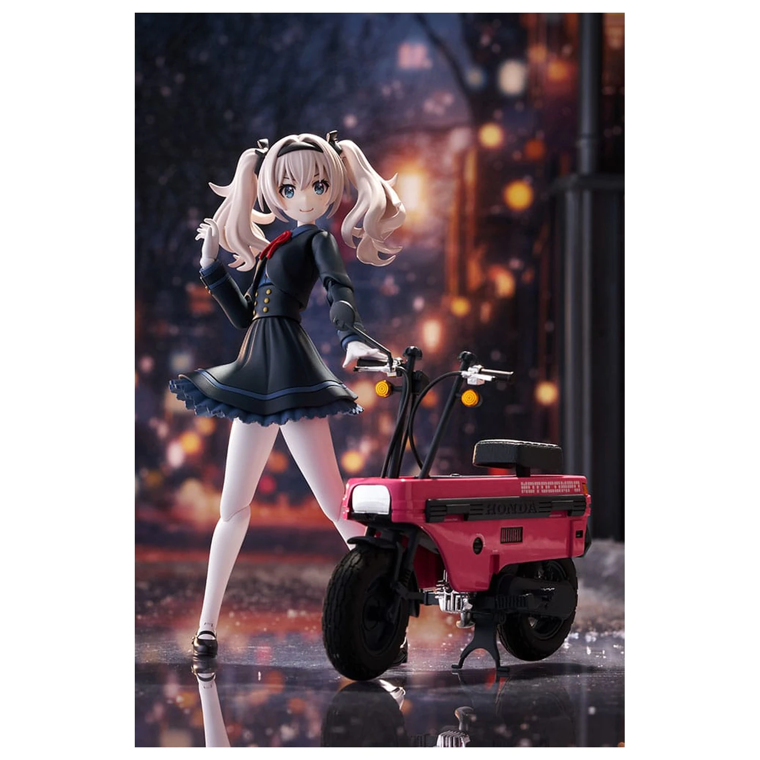 Sousai Shojo Teien Plastic Model Kit 1/10 Emma Koishikawa Nocturne s Honda AB12 Motocompo 14 cm fotografija proizvoda