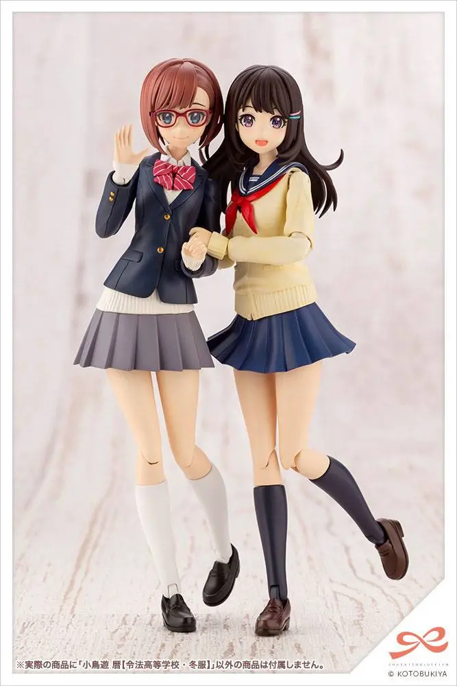 Sousai Shojo Teien Plastic Model Kit 1/10 Koyomi Takanashi Ryobu High School Zimska Odjeća 15 cm fotografija proizvoda